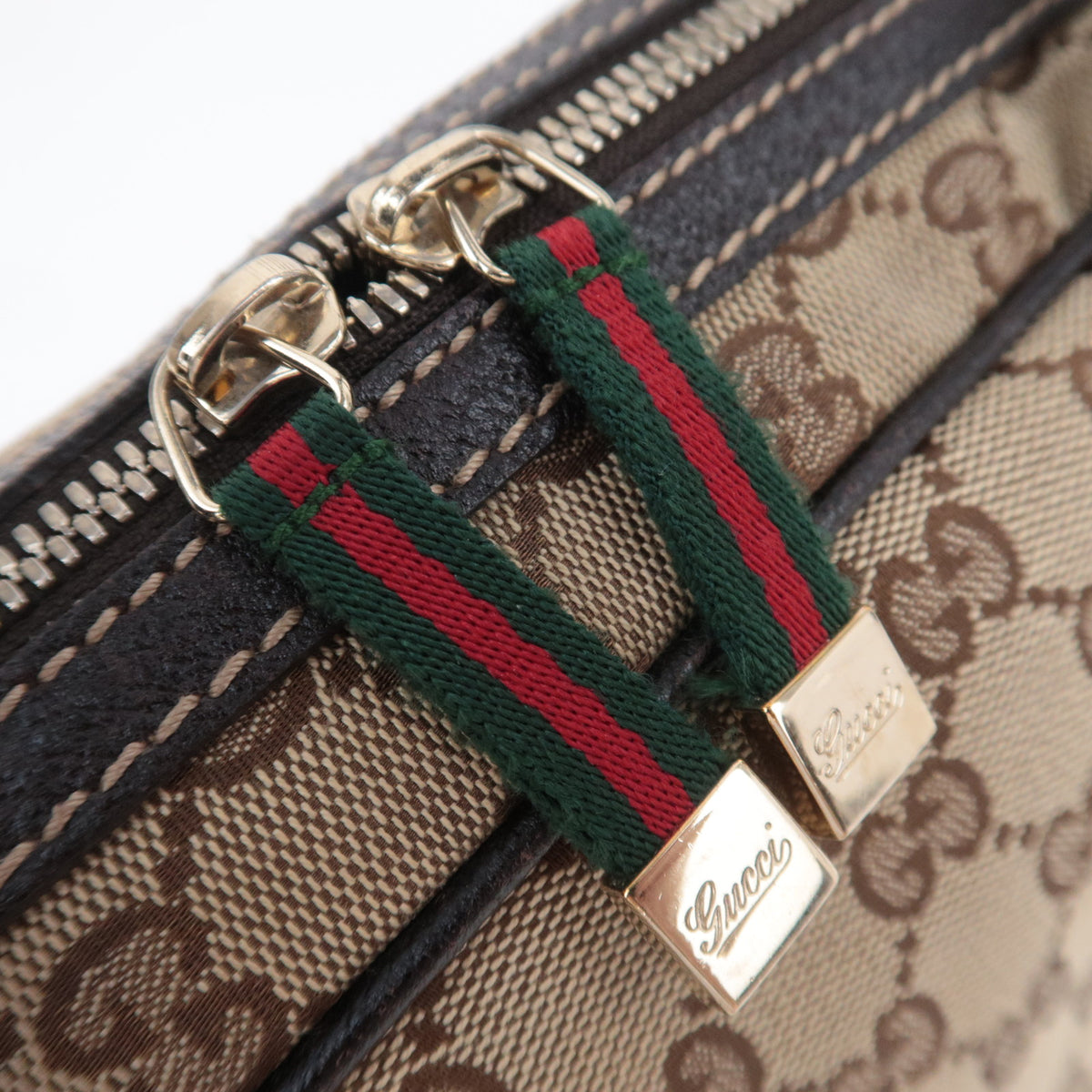 GUCCI Sherry Princy GG Canvas Shoulder Bag 161720