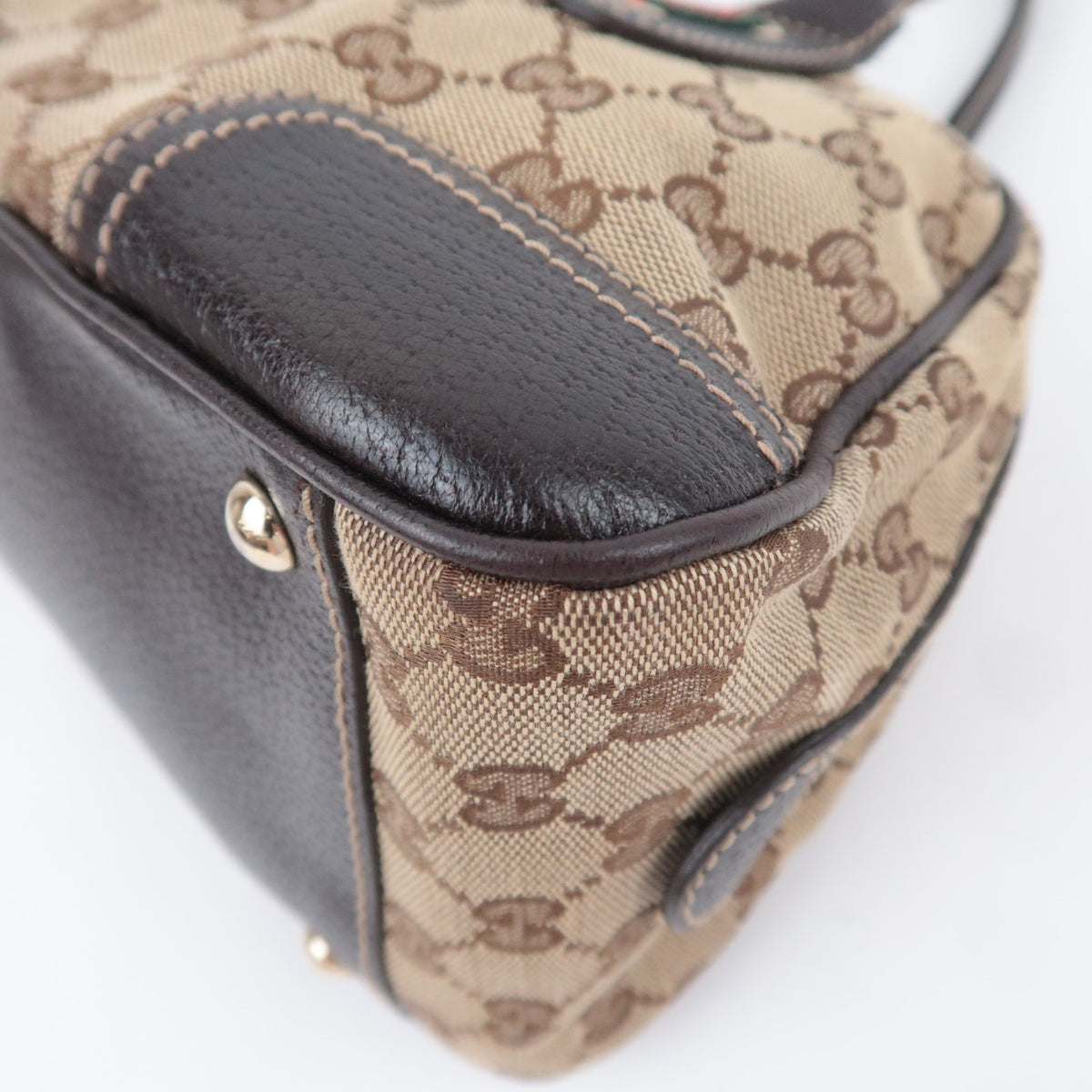 GUCCI Sherry Princy GG Canvas Shoulder Bag 161720