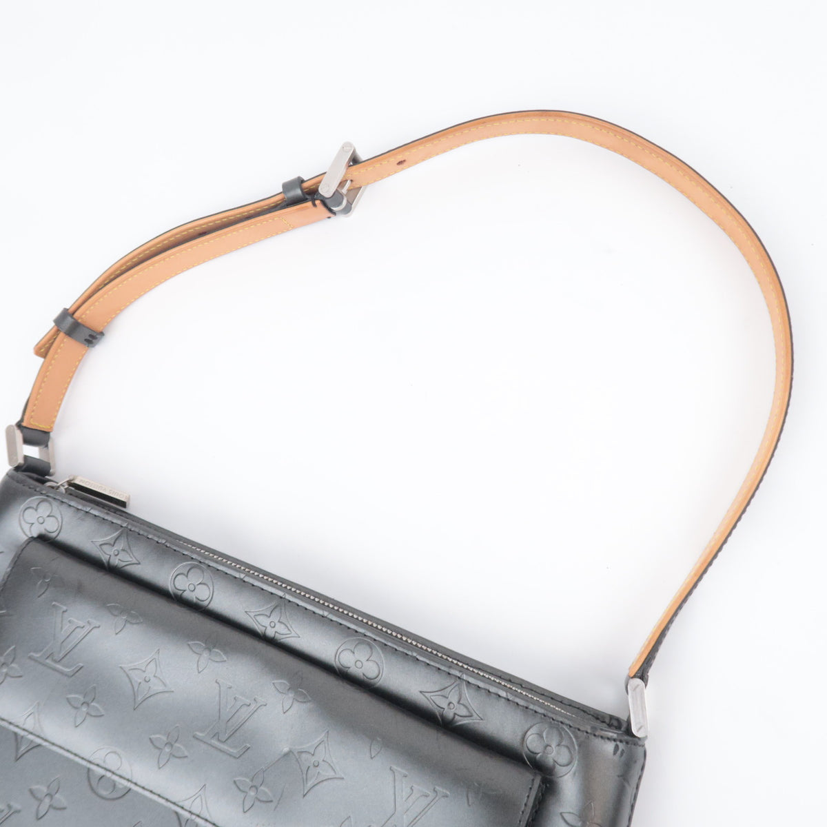 Louis Vuitton Monogram Matte Alston Shoulder Bag Noir M55122
