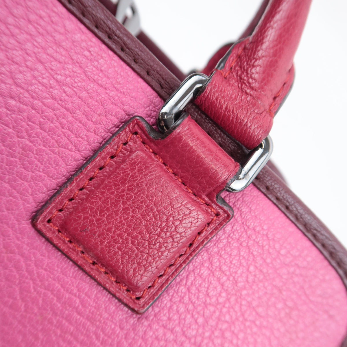 LOEWE Amazona 28 Handbag Leather Pink