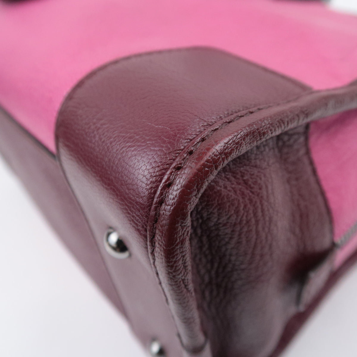 LOEWE Amazona 28 Handbag Leather Pink