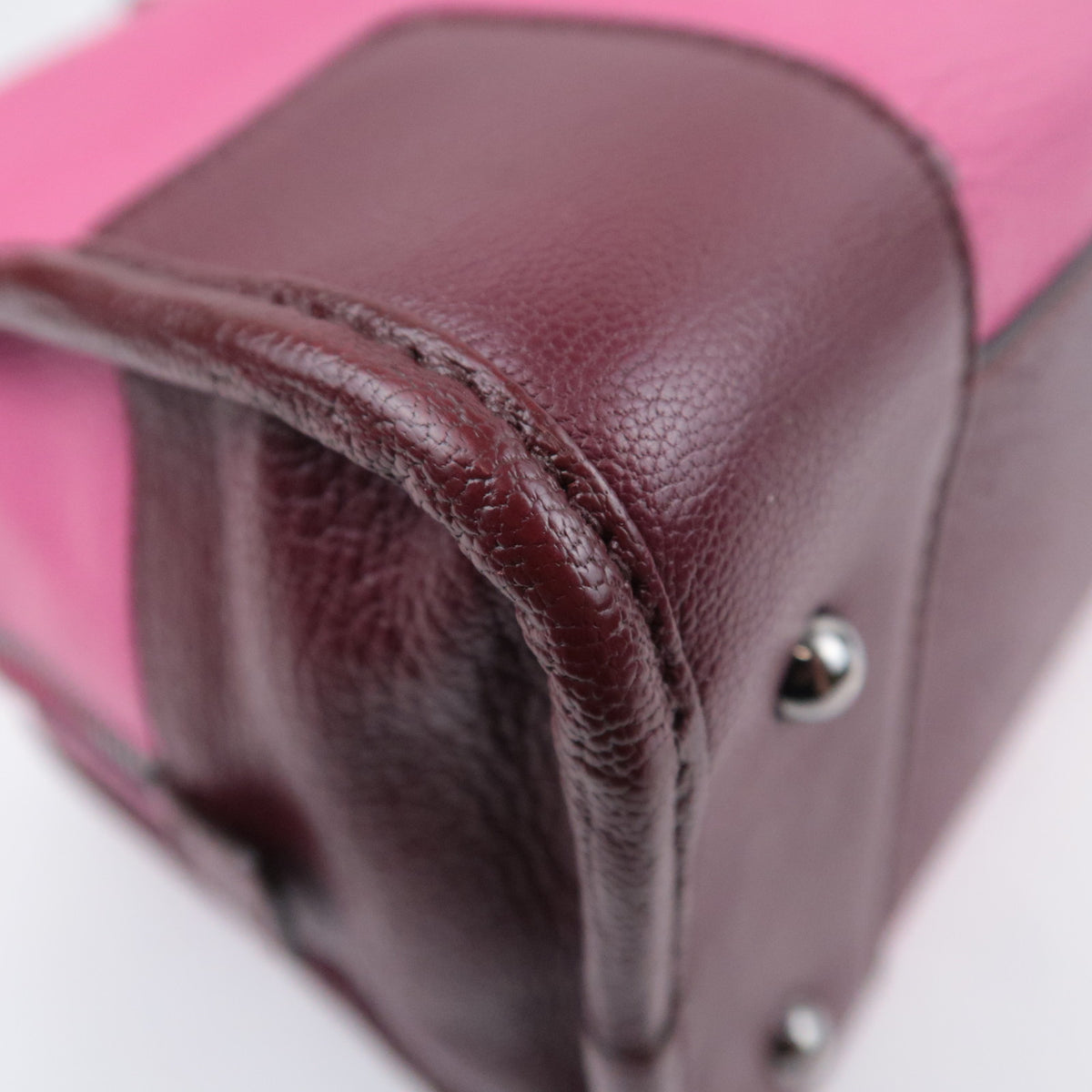LOEWE Amazona 28 Handbag Leather Pink