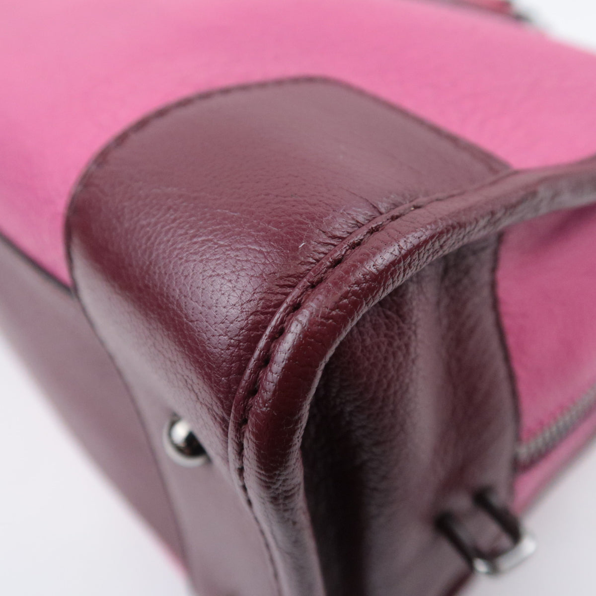 LOEWE Amazona 28 Handbag Leather Pink