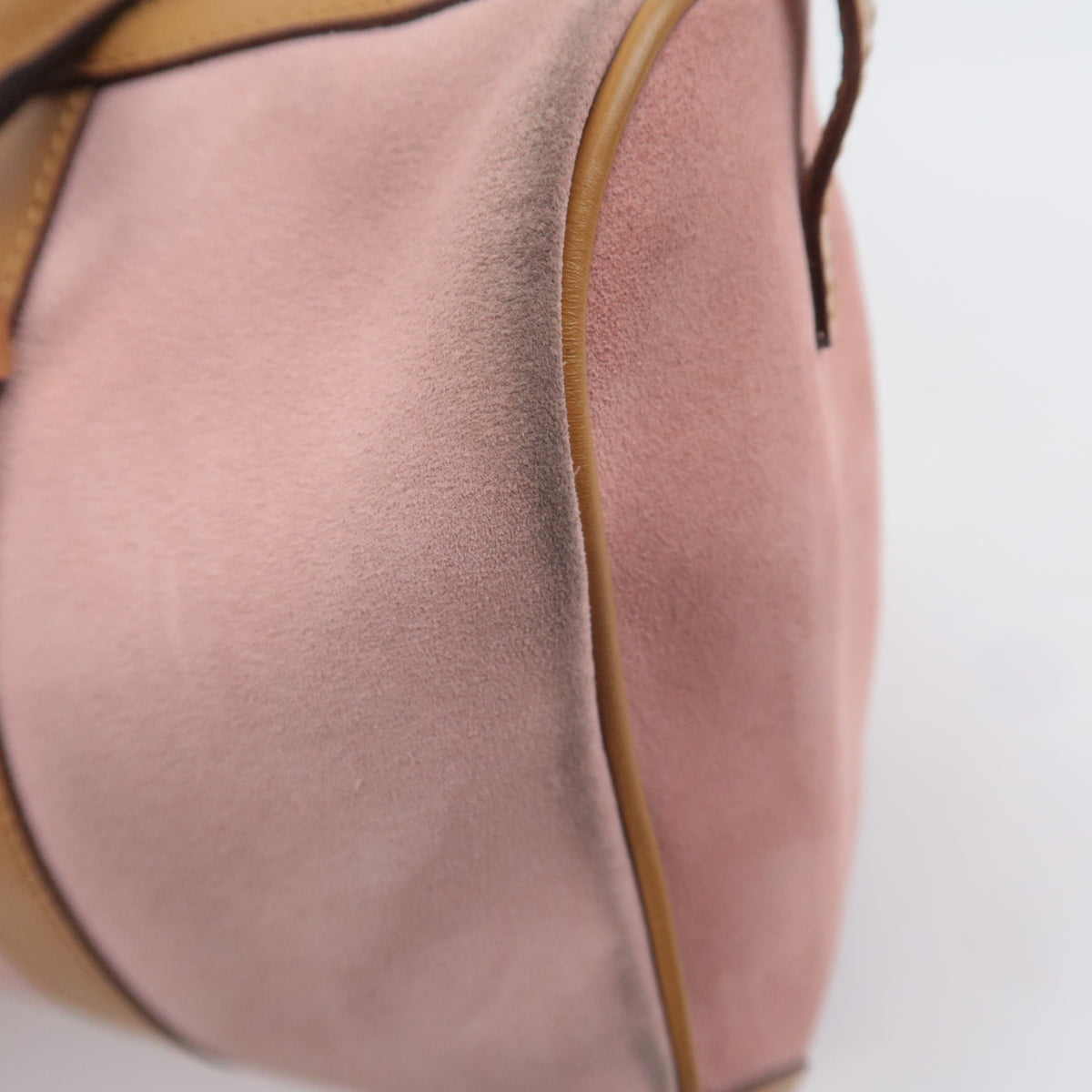 GUCCI by Tom Ford Pink Suede Satchel Bag 000.0851