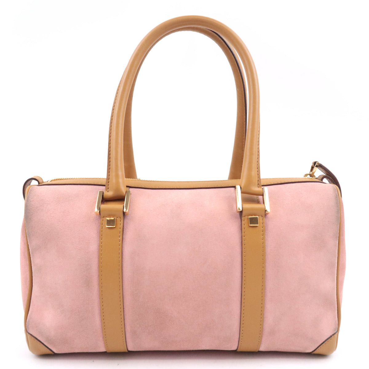 GUCCI by Tom Ford Pink Suede Satchel Bag 000.0851