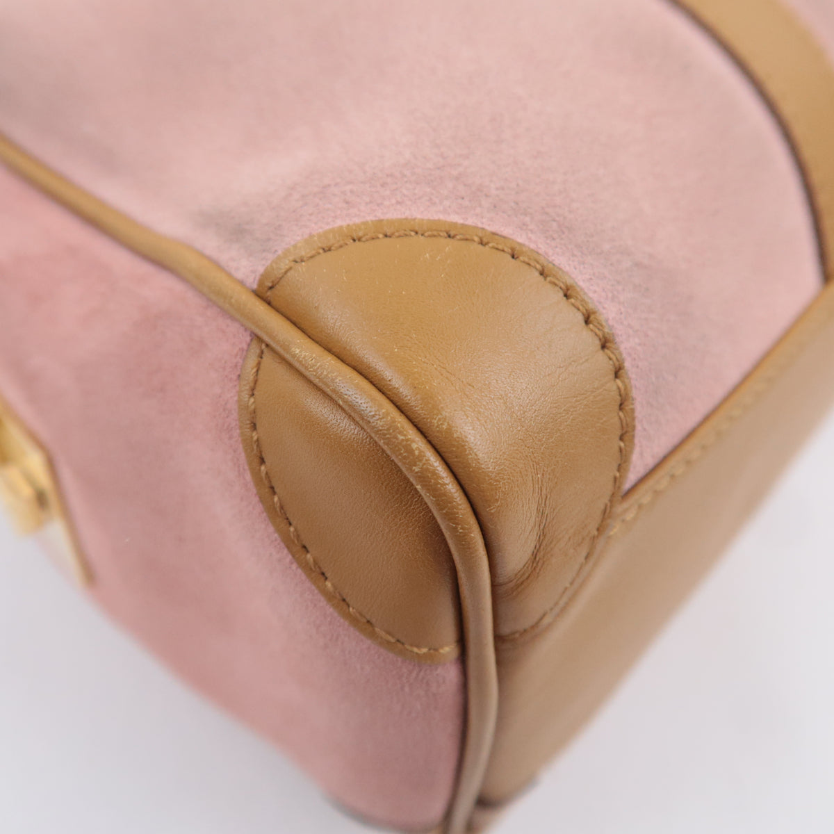 GUCCI by Tom Ford Pink Suede Satchel Bag 000.0851