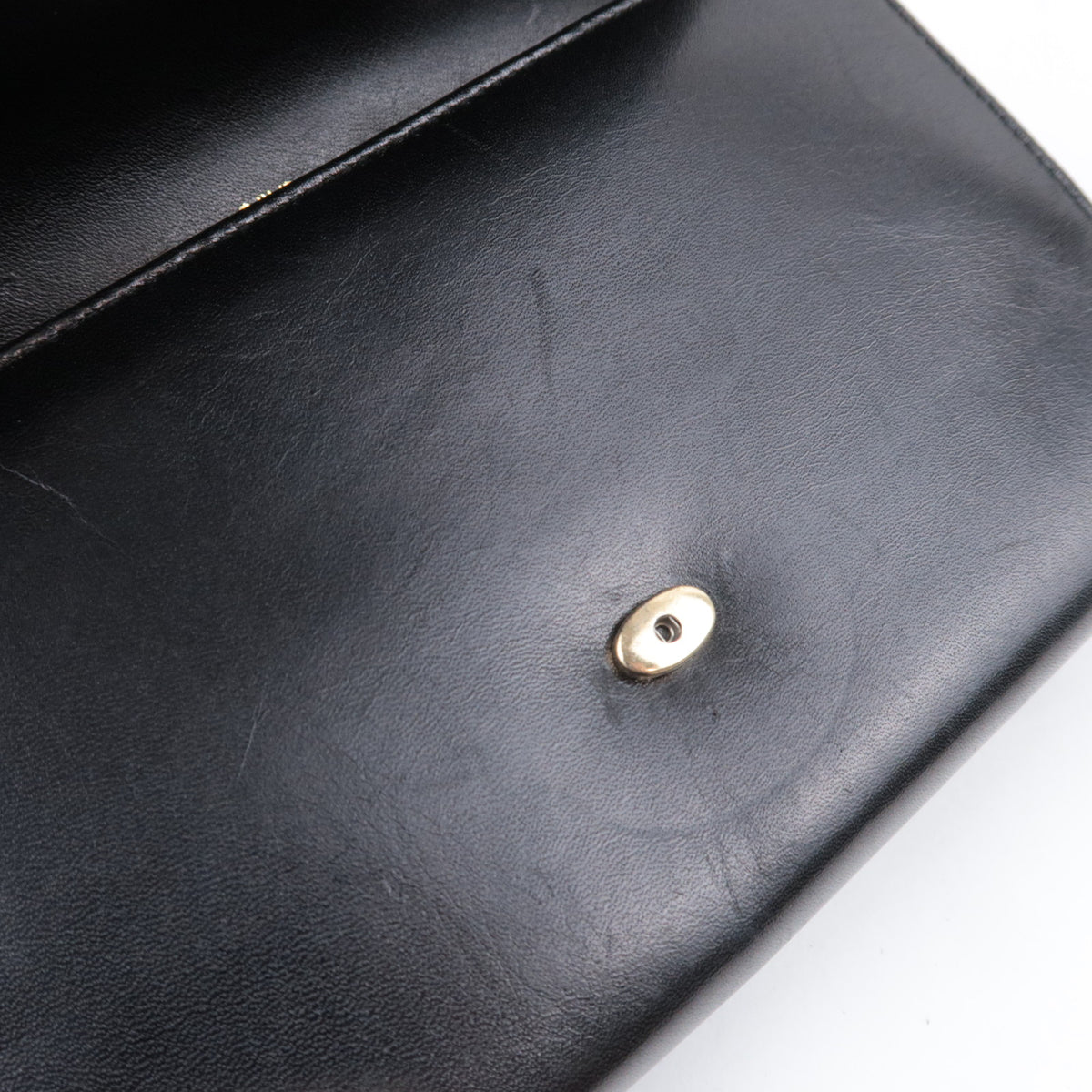 GUCCI Old Gucci Leather Shoulder Bag
