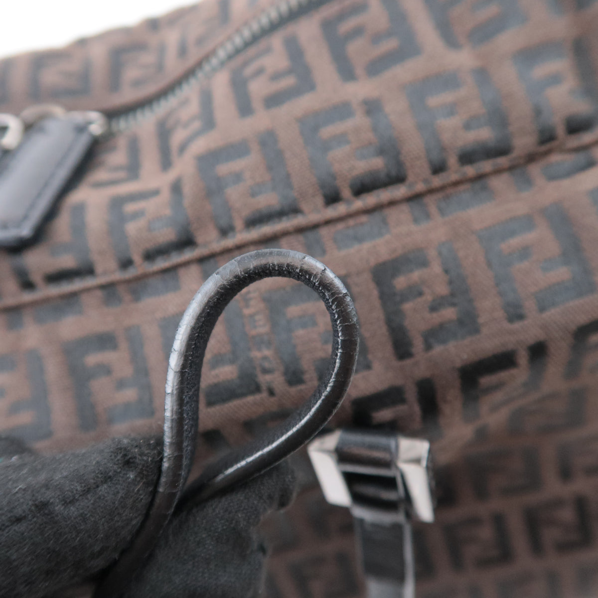 FENDI Zucchino Canvas Tote Bag 7VS018