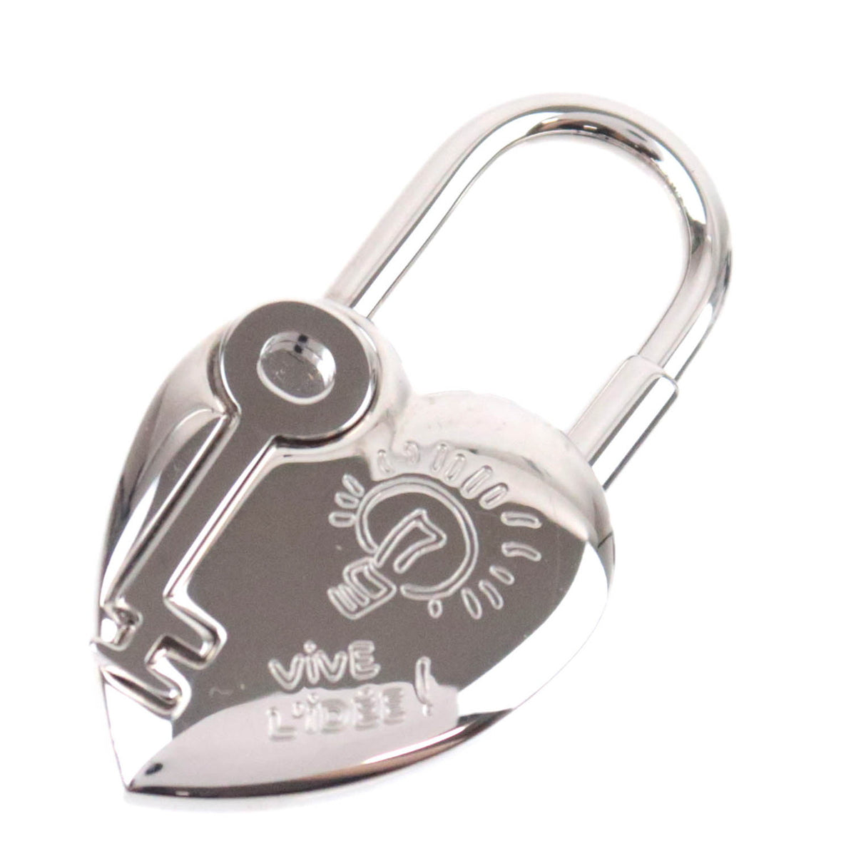 HERMES Vive L'Idee Lock Heart Fantasy Charm Lock92714