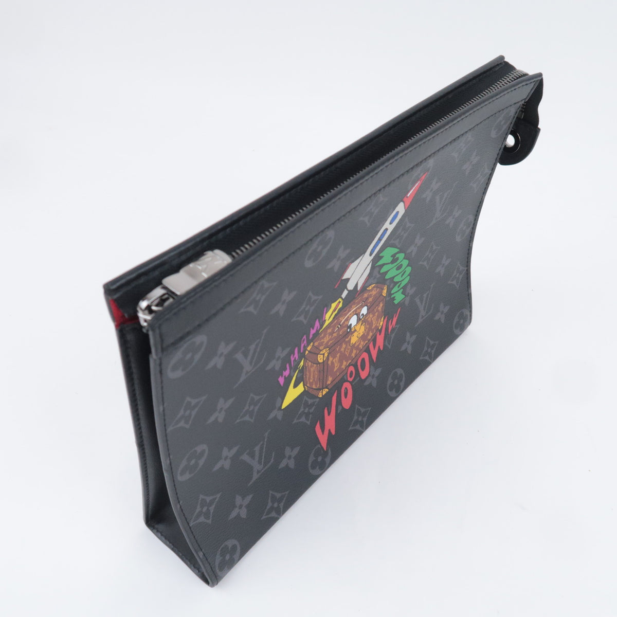 Louis Vuitton Monogram Eclipse Space Age Pochette Voyage MM M80914