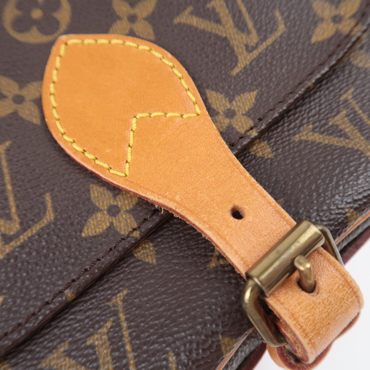 Louis Vuitton Monogram Mini Cartouchiere Shoulder Bag M51254