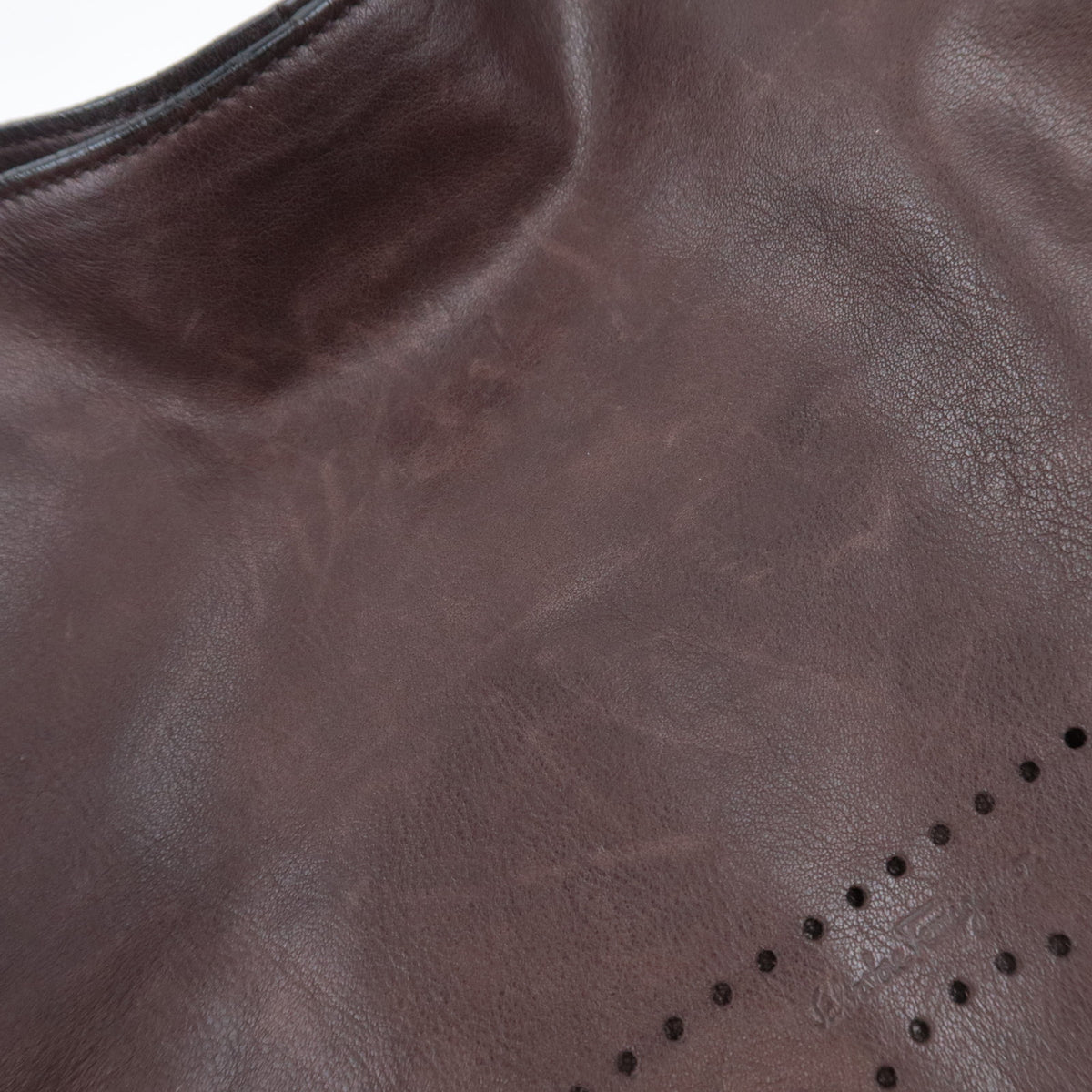 Ferragamo Gancini Leather Shoulder Bag
