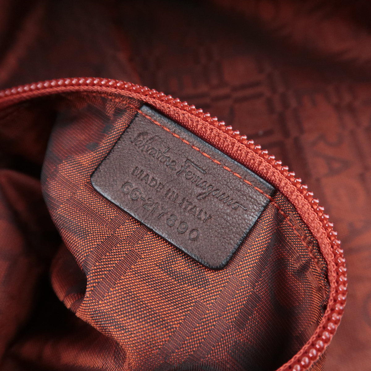Ferragamo Gancini Leather Shoulder Bag