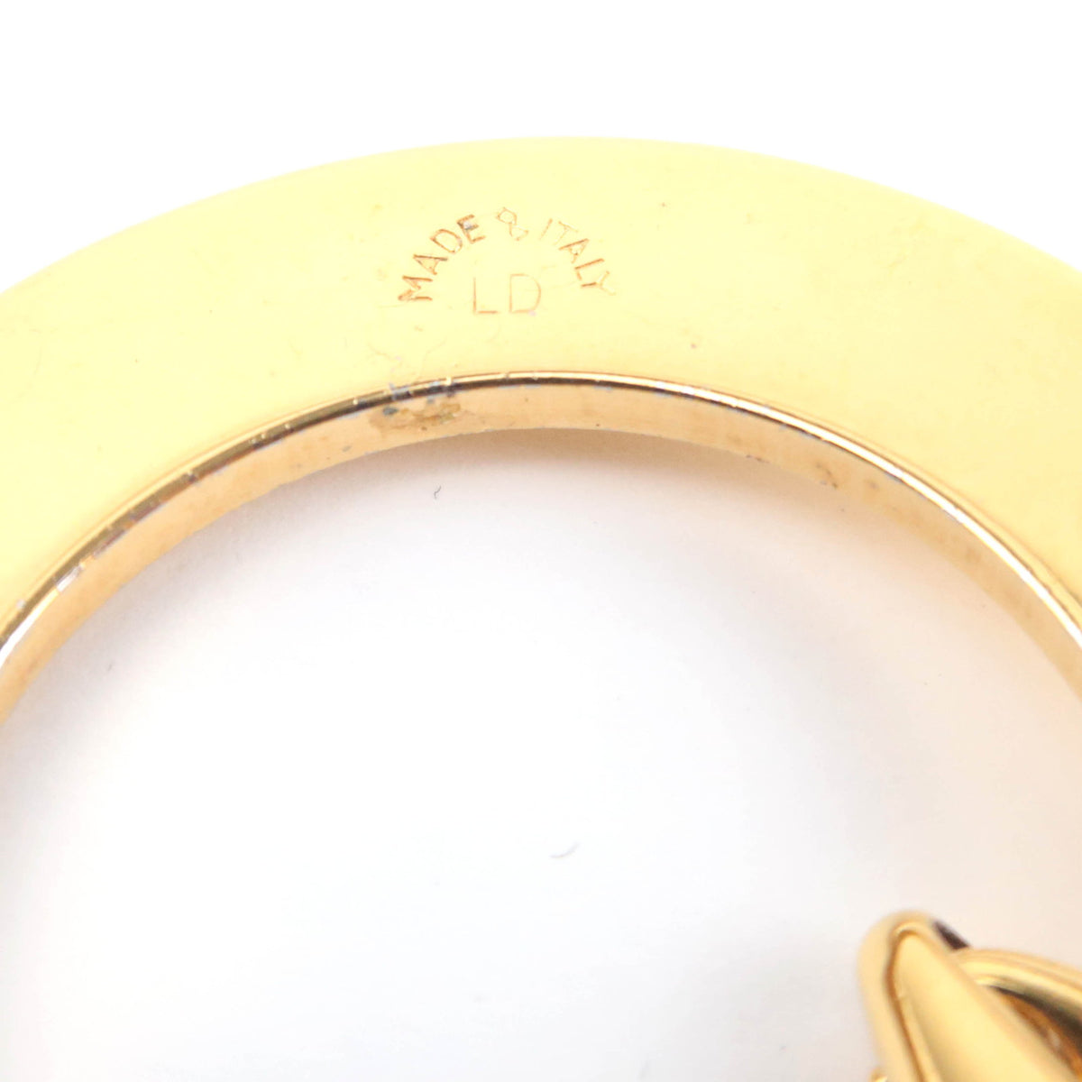 CELINE Circle Logo Ring Pendant Necklace