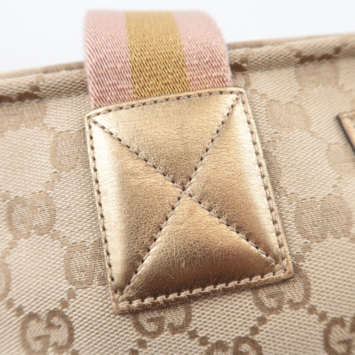 GUCCI Sherry GG Canvas Tote Bag 155524