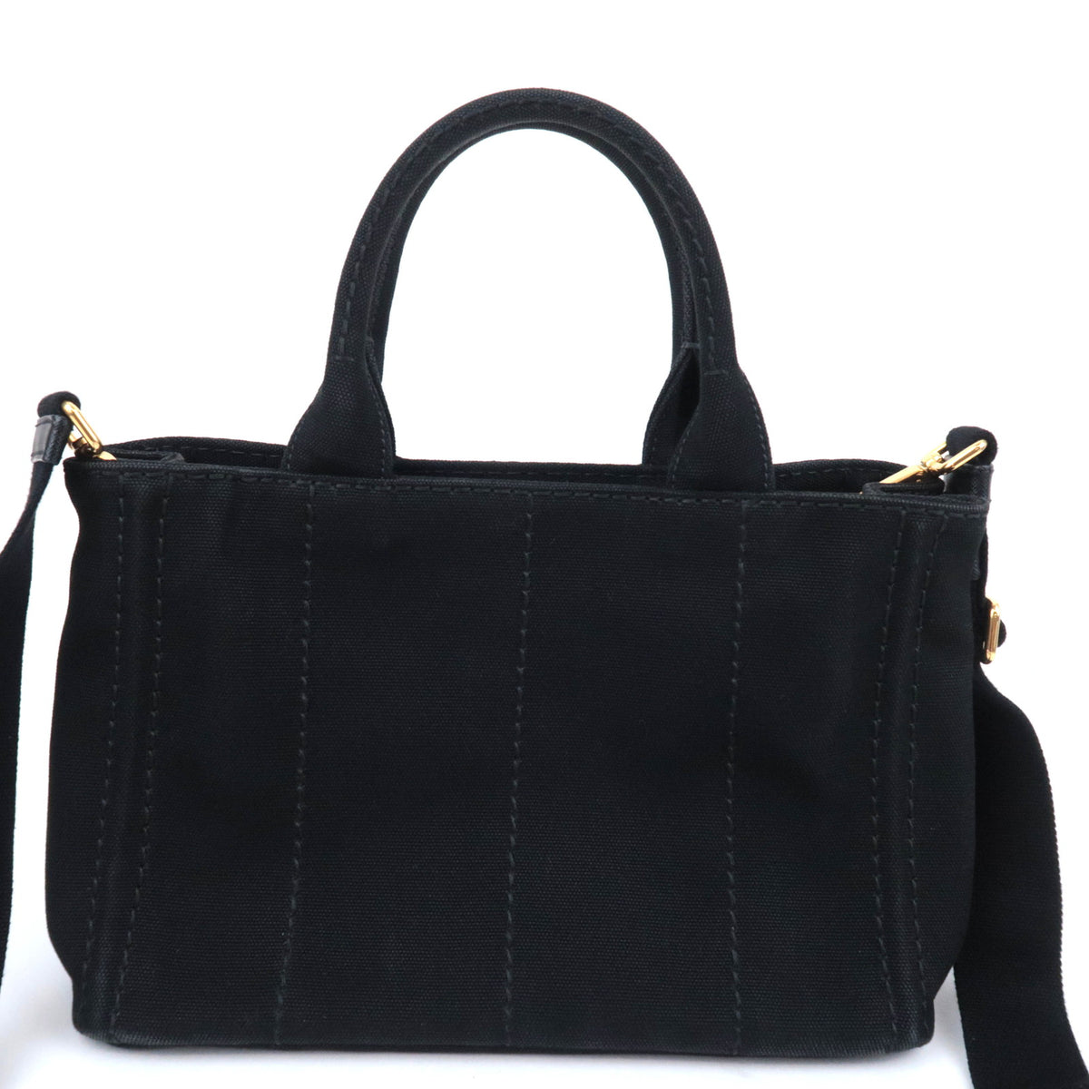 PRADA Canapa Mini 2Way Canvas Tote Bag 1BG439