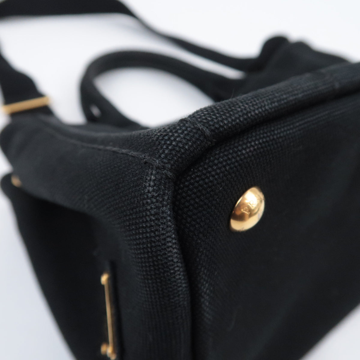 PRADA Canapa Mini 2Way Canvas Tote Bag 1BG439