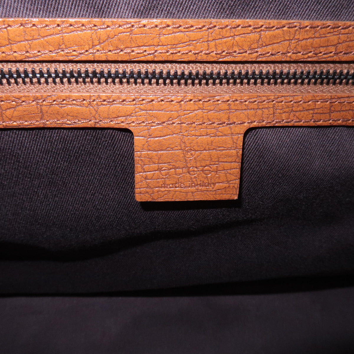 GUCCI GG Canvas Bamboo Handle Handbag 112174