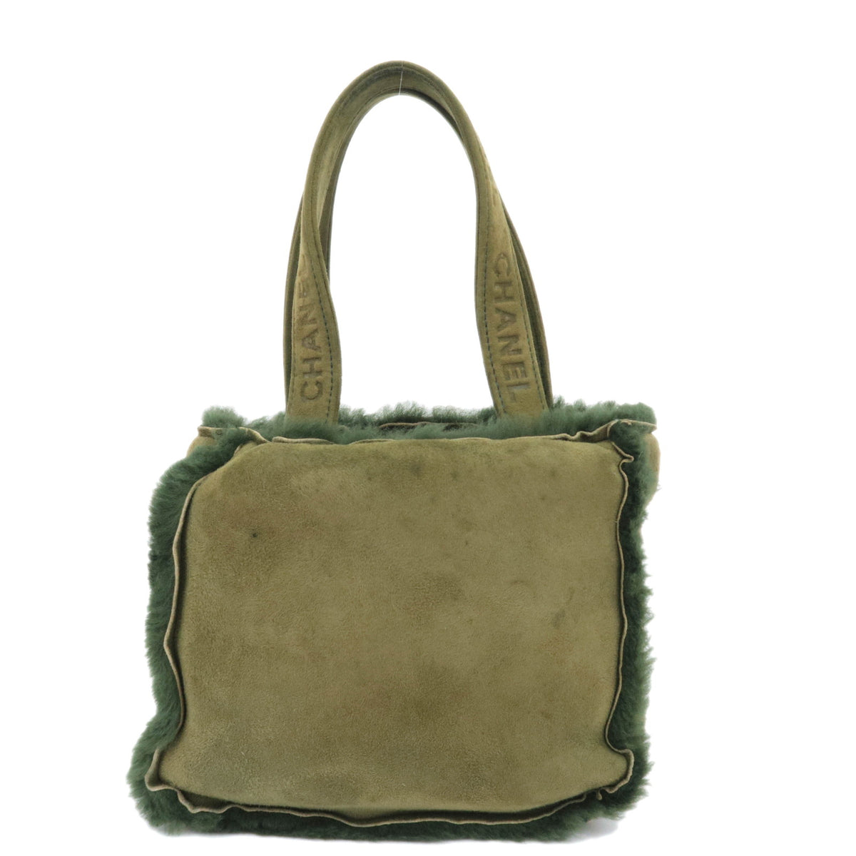CHANEL Shearling Suede Small Tote Bag92789