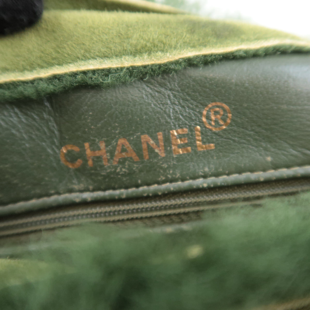 CHANEL Shearling Suede Small Tote Bag
