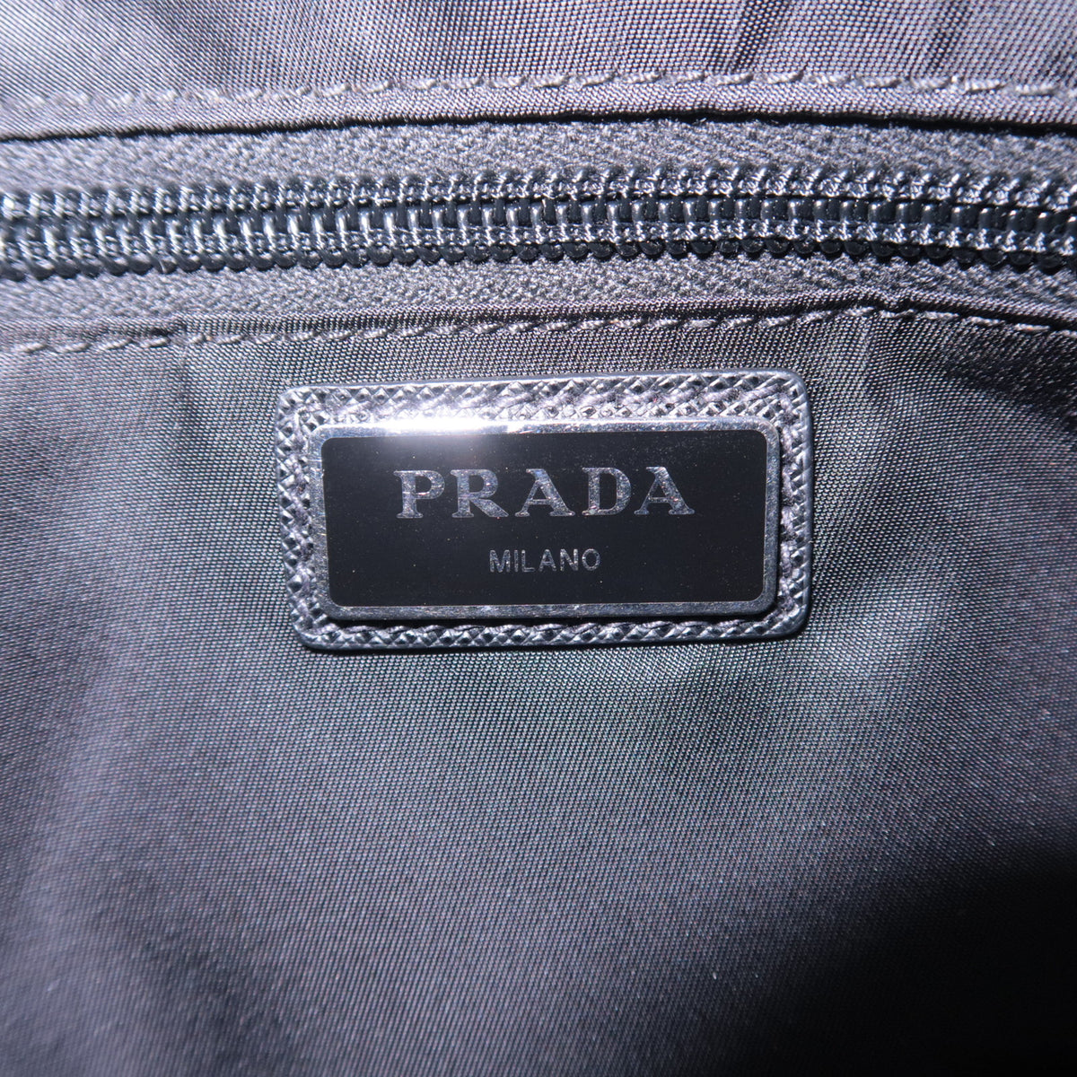 PRADA Nylon Leather Waist Bag Fanny Pack