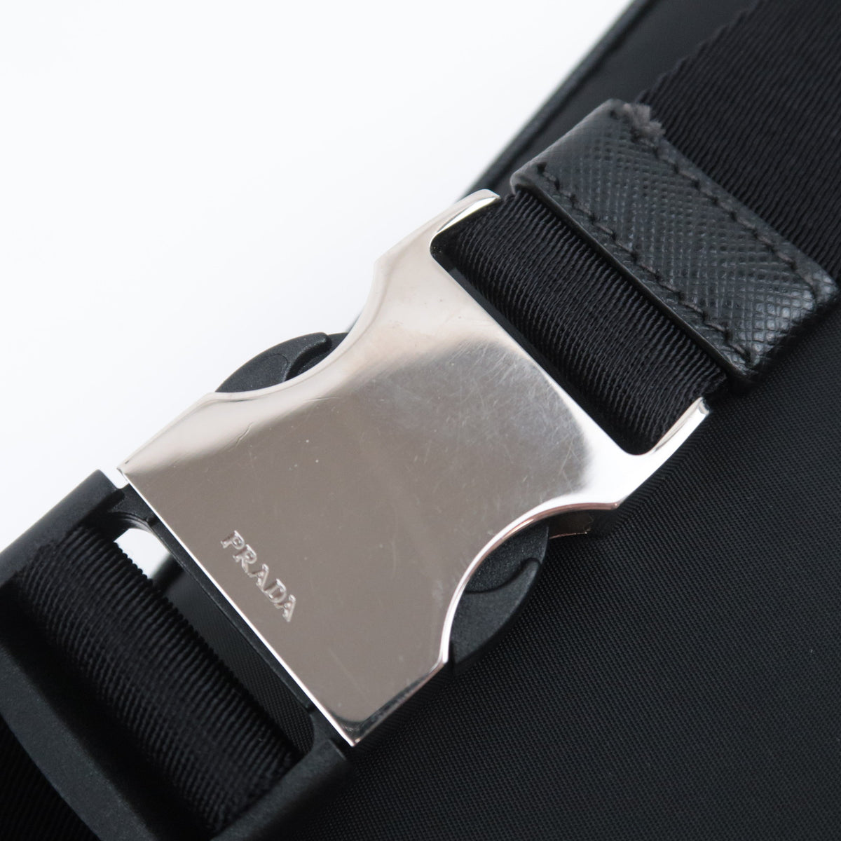 PRADA Nylon Leather Waist Bag Fanny Pack