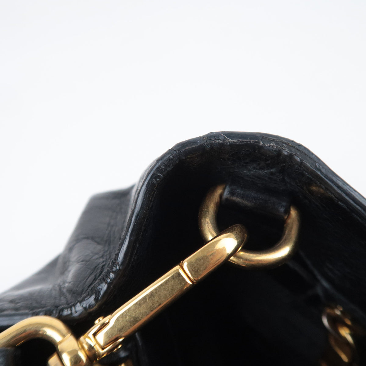 PRADA 2Way Leather Handbag Black