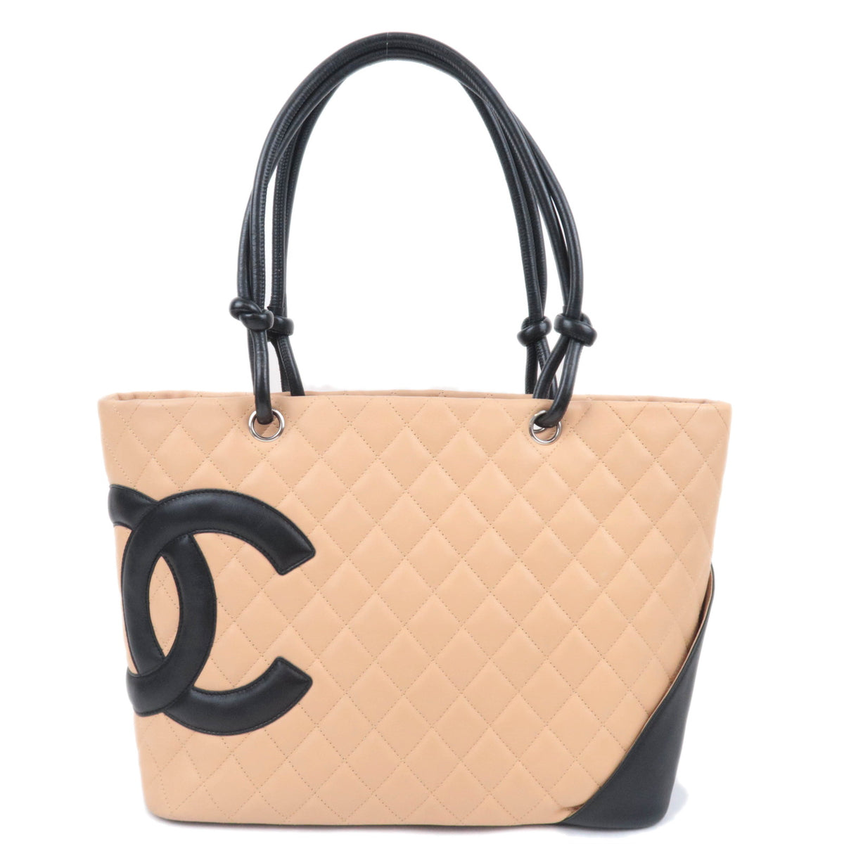 CHANEL Cambon Line Large Tote Bag Lambskin A2516992806