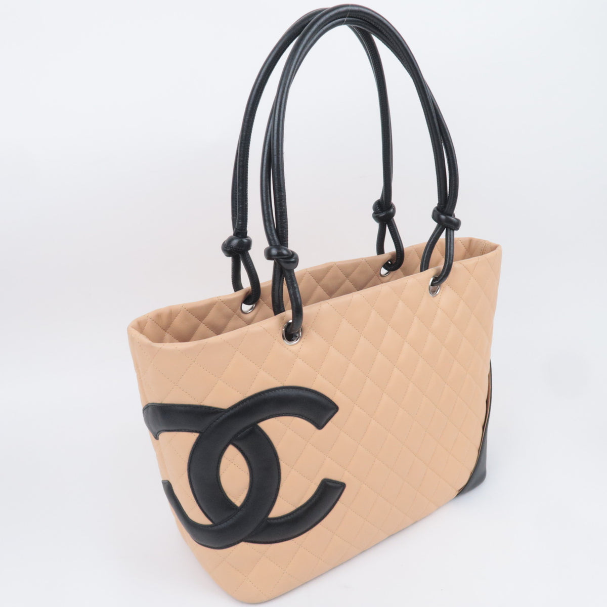 CHANEL Cambon Line Large Tote Bag Lambskin A25169