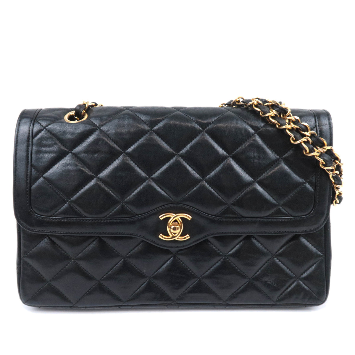CHANEL Matelasse Classic Double Flap Chain Shoulder Bag92808