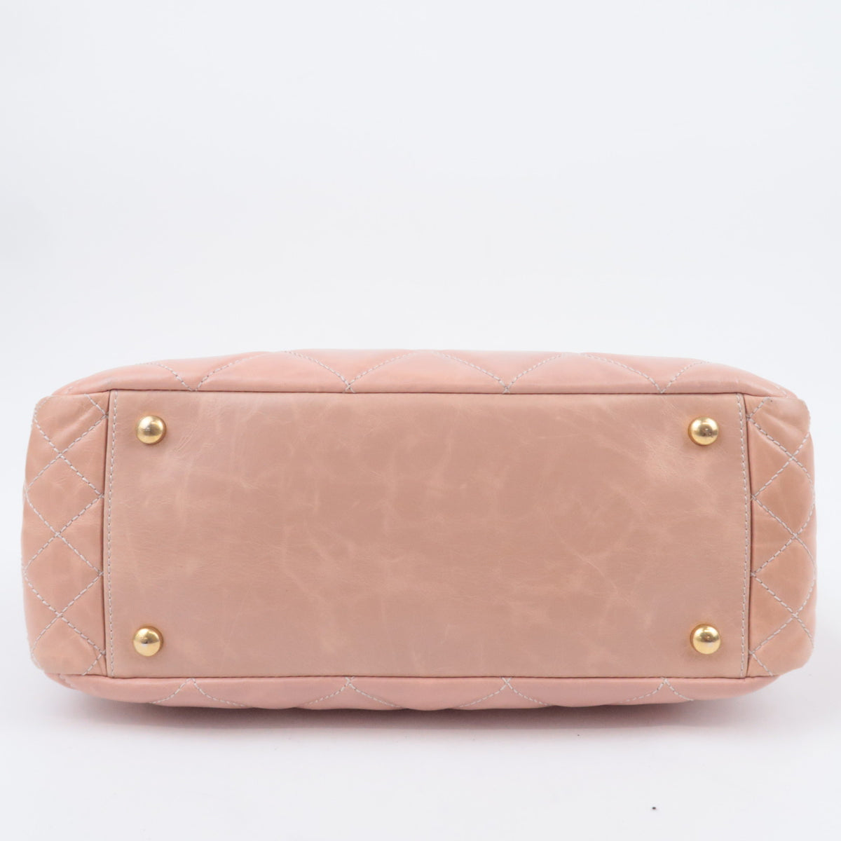 CHANEL Daily Walk Matelasse Pink Leather Flap Bag