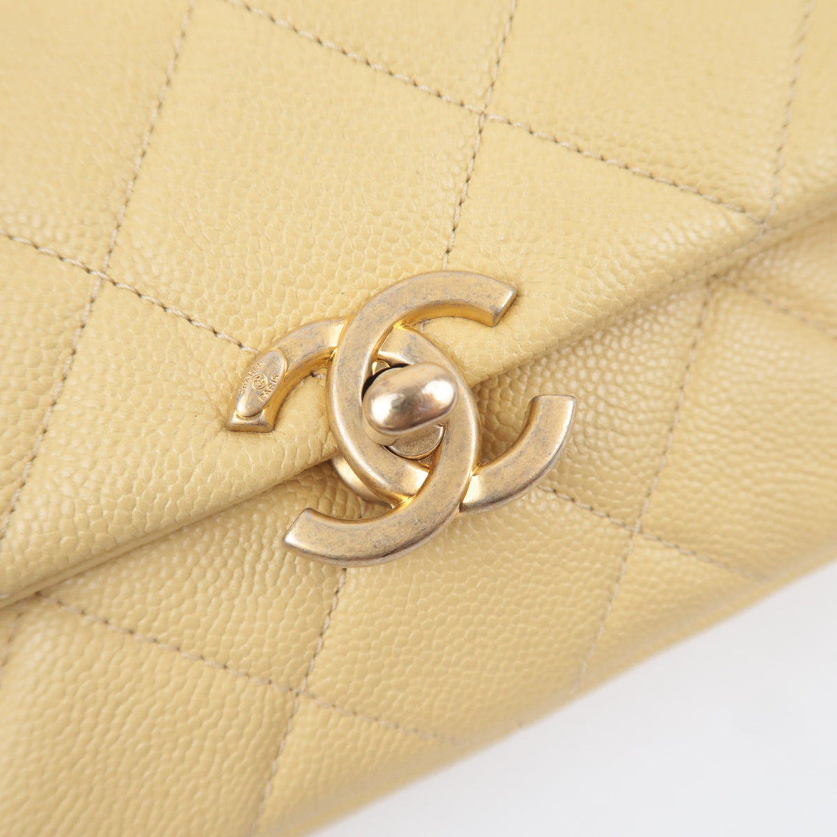 CHANEL Classic Chain Shoulder Bag Caviarskin