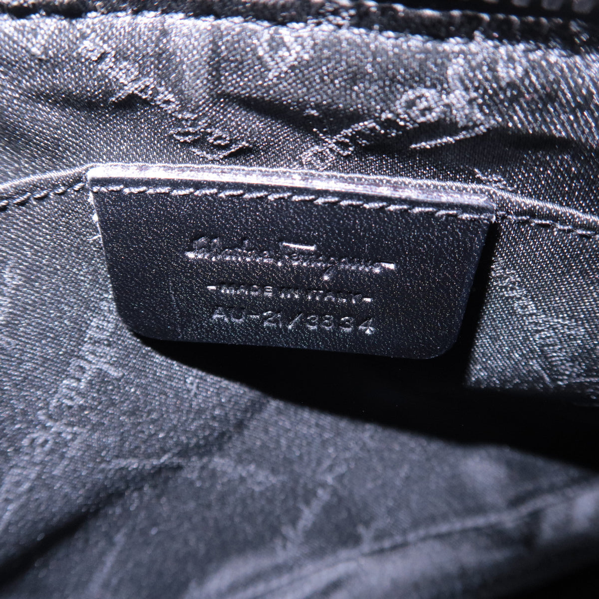 Ferragamo Gancini Small Canvas Shoulder Bag