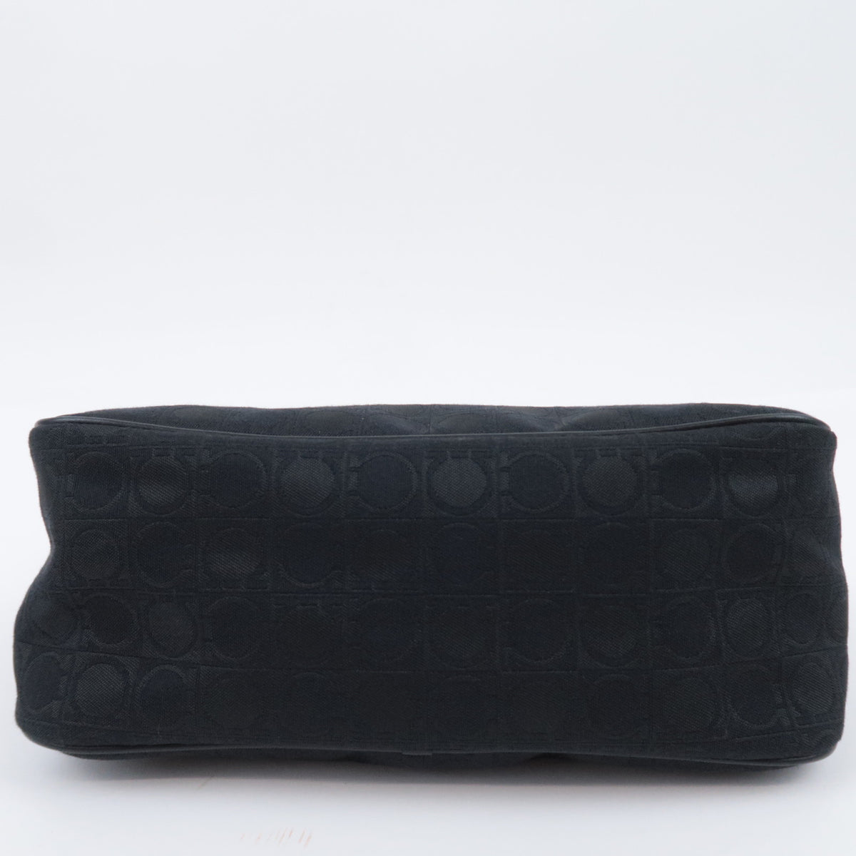 Ferragamo Gancini Small Canvas Shoulder Bag