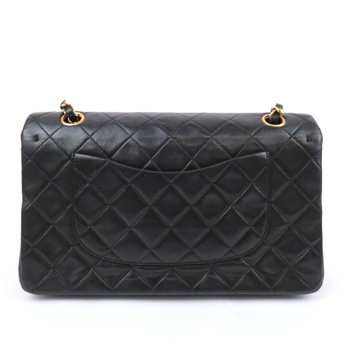 CHANEL Matelasse 25 Double Flap Shoulder Bag Lambskin
