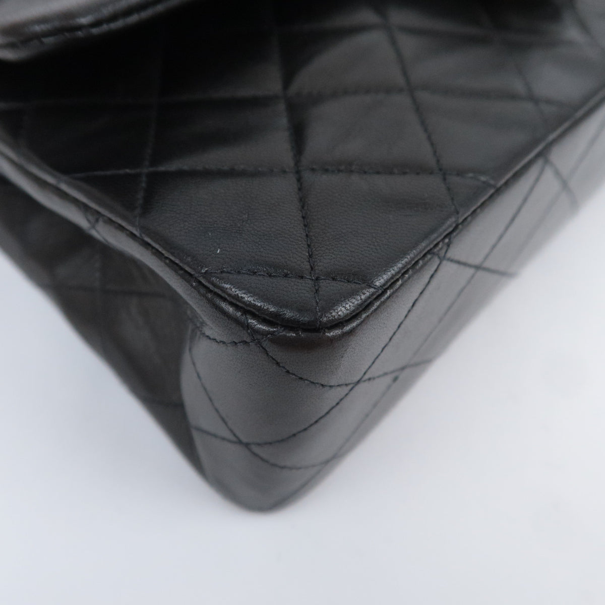 CHANEL Matelasse 25 Double Flap Shoulder Bag Lambskin