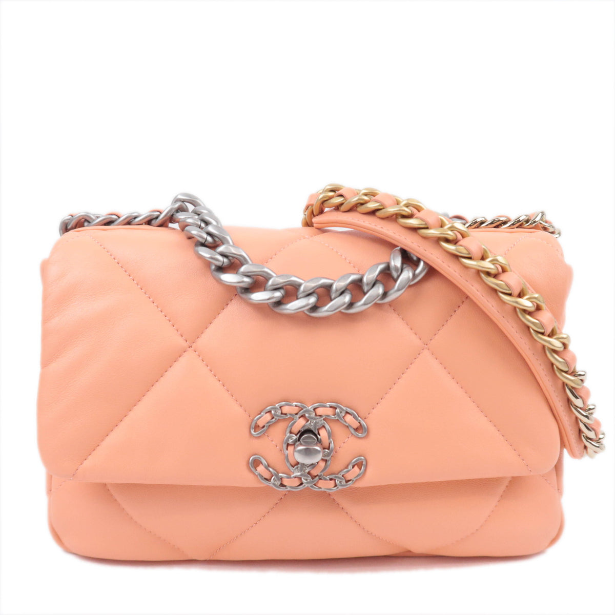CHANEL 19 Dixneuf 2Way Chain Shoulder Bag Lambskin92816