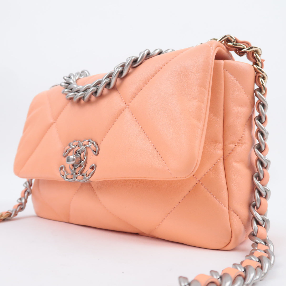 CHANEL 19 Dixneuf 2Way Chain Shoulder Bag Lambskin