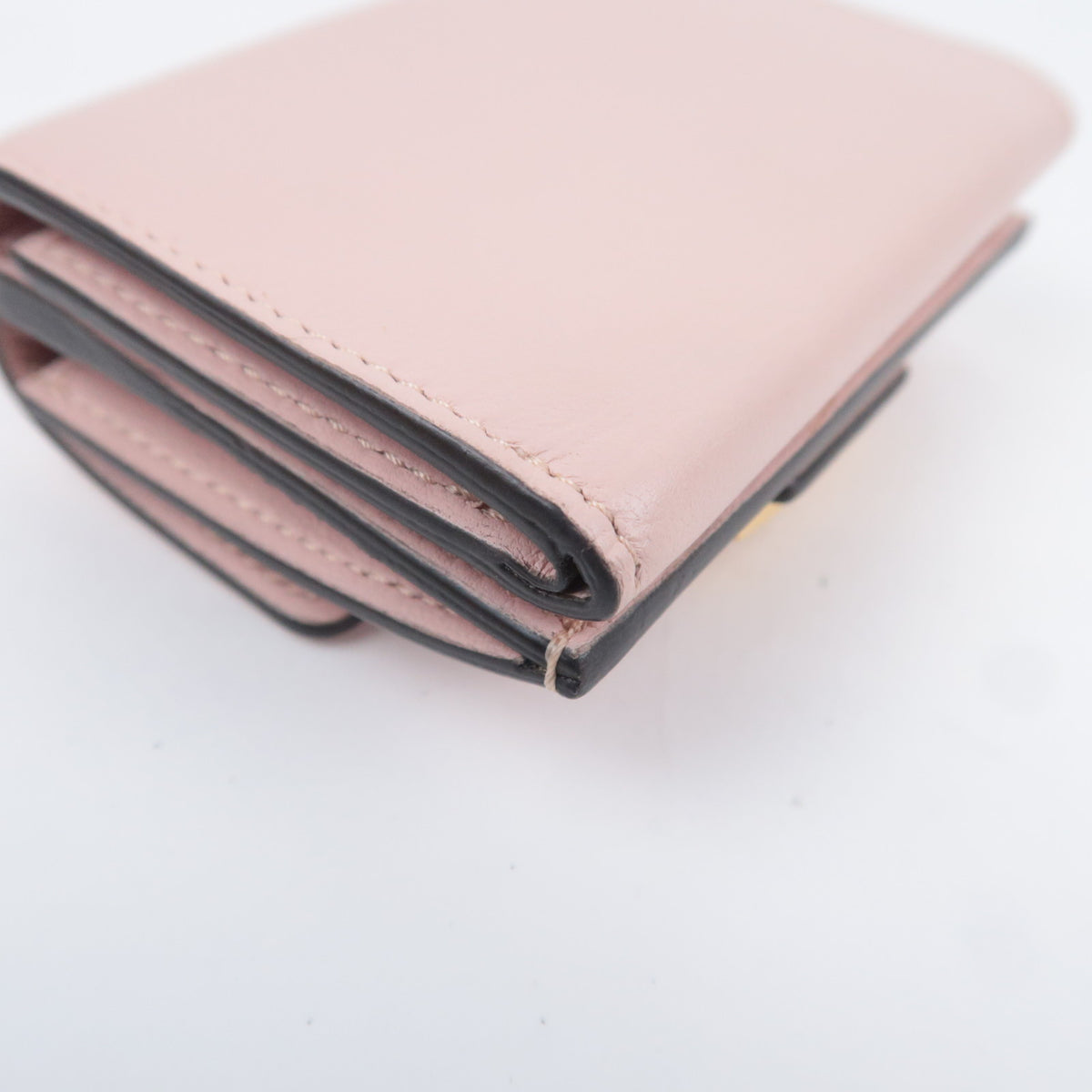 FENDI F Is FENDI Leather Tri-Fold Wallet 8M0395