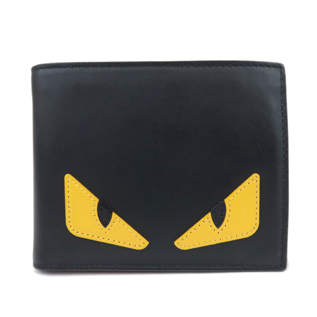 FENDI Monster Leather Bifold Wallet 7M000192821