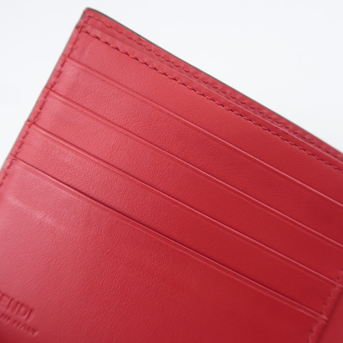 FENDI Monster Leather Bifold Wallet 7M0001