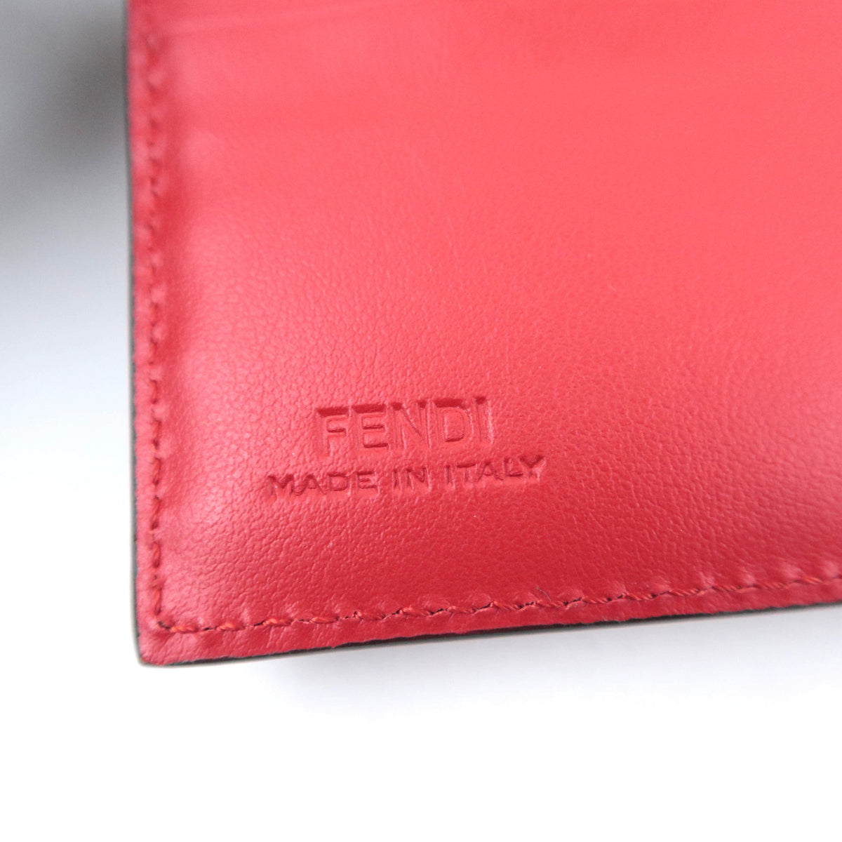 FENDI Monster Leather Bifold Wallet 7M0001