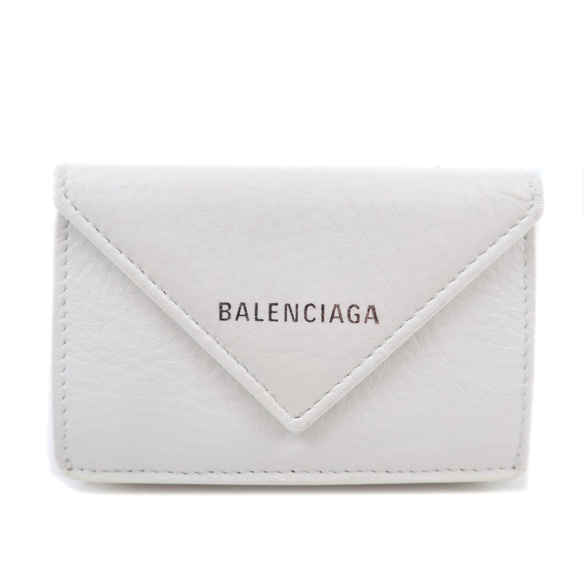 BALENCIAGA Paper Mini Leather Wallet 39144692823