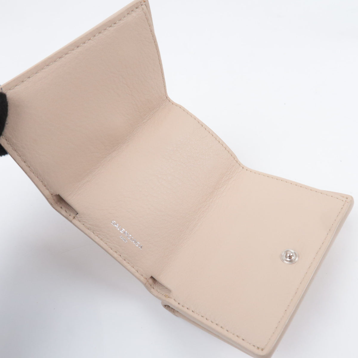 BALENCIAGA Paper Mini Leather Wallet 391446