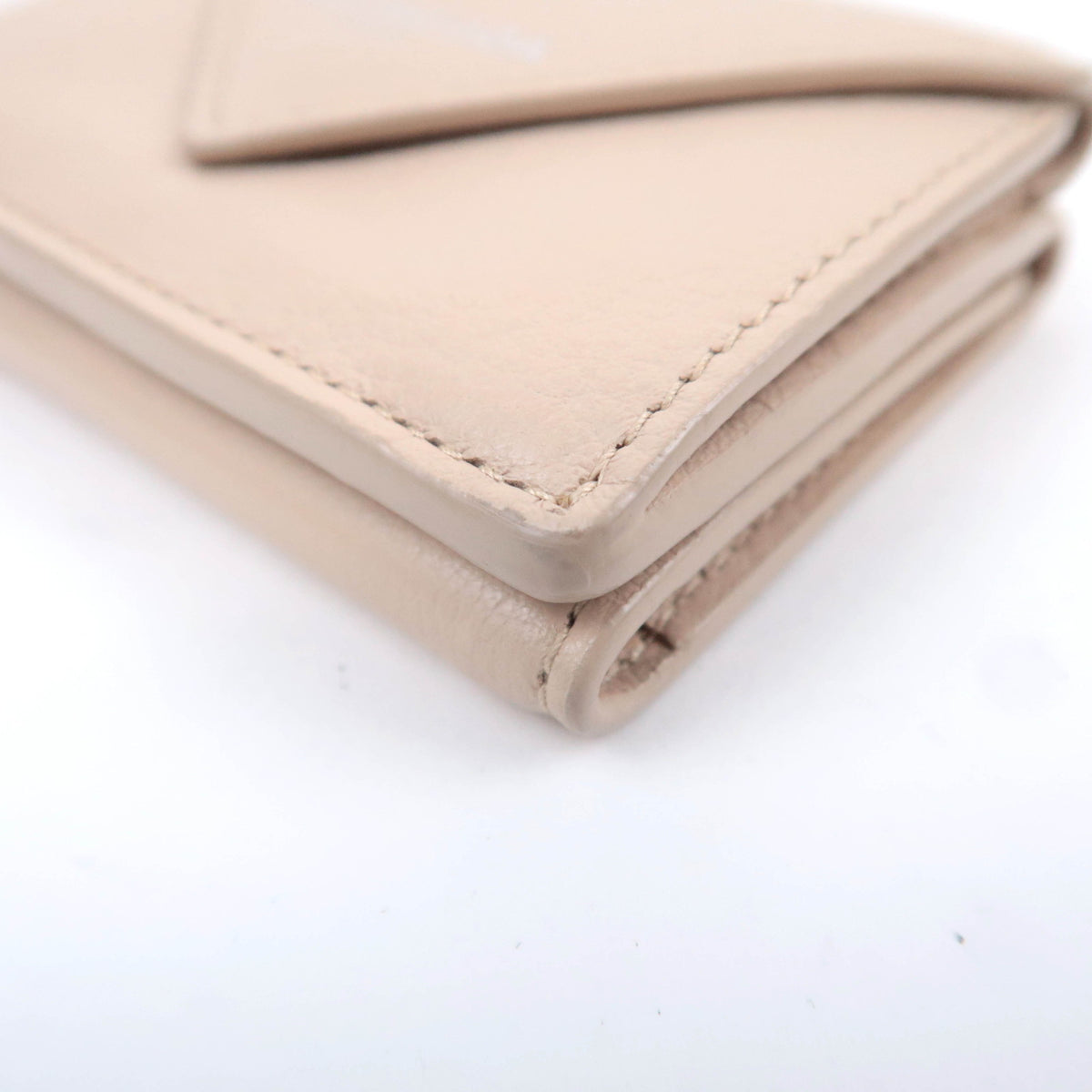BALENCIAGA Paper Mini Leather Wallet 391446