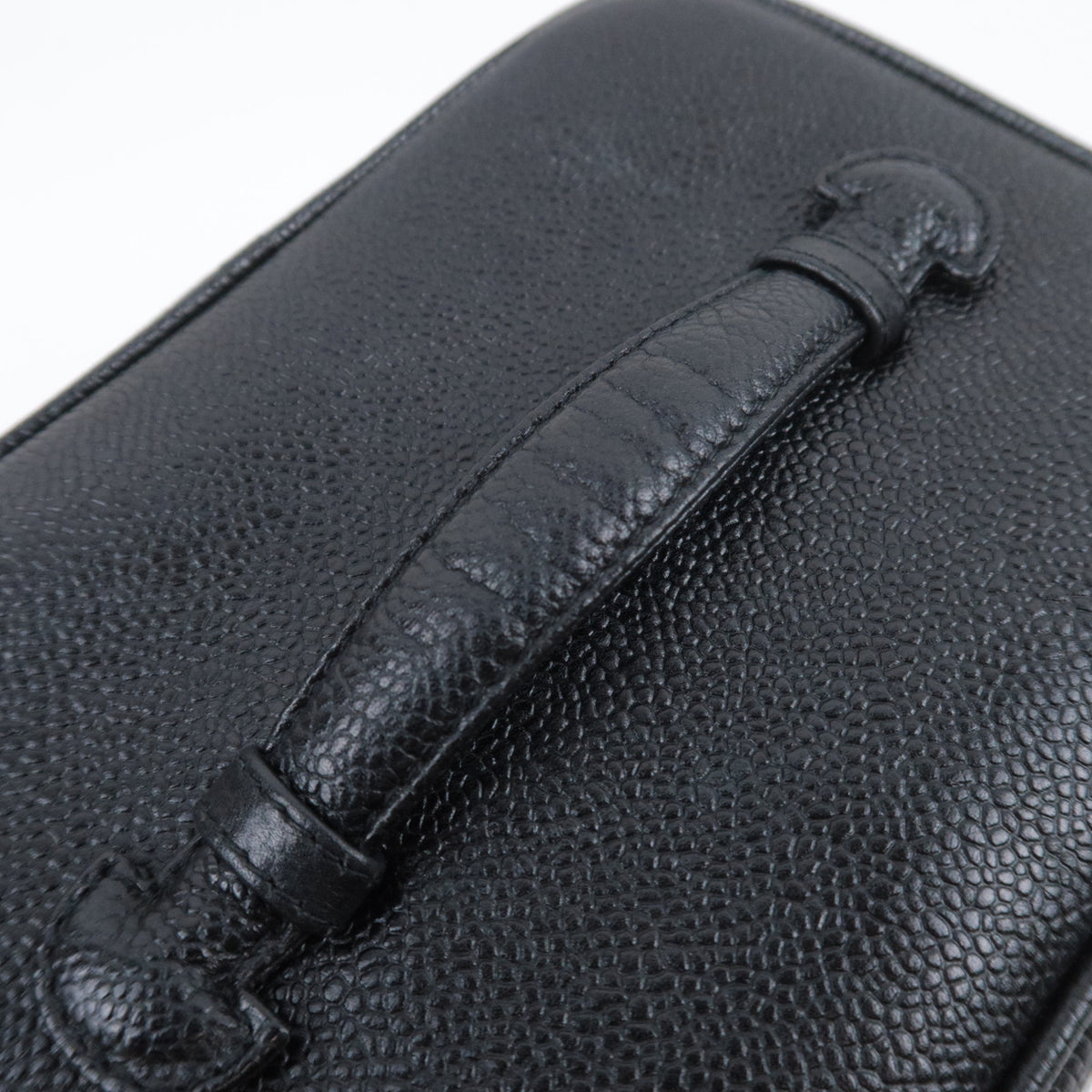 CHANEL Coco Mark Vanity Bag Caviarskin A01997