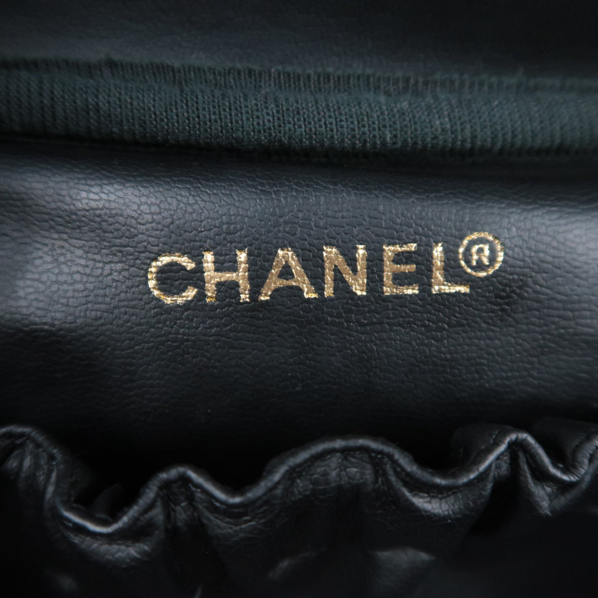 CHANEL Coco Mark Vanity Bag Caviarskin A01997