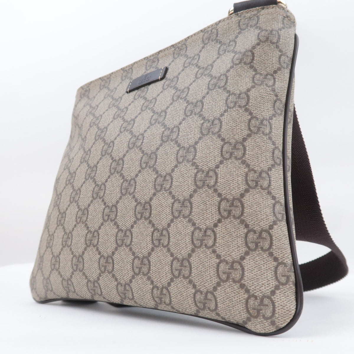 GUCCI GG Supreme Flat Shoulder Bag 201538