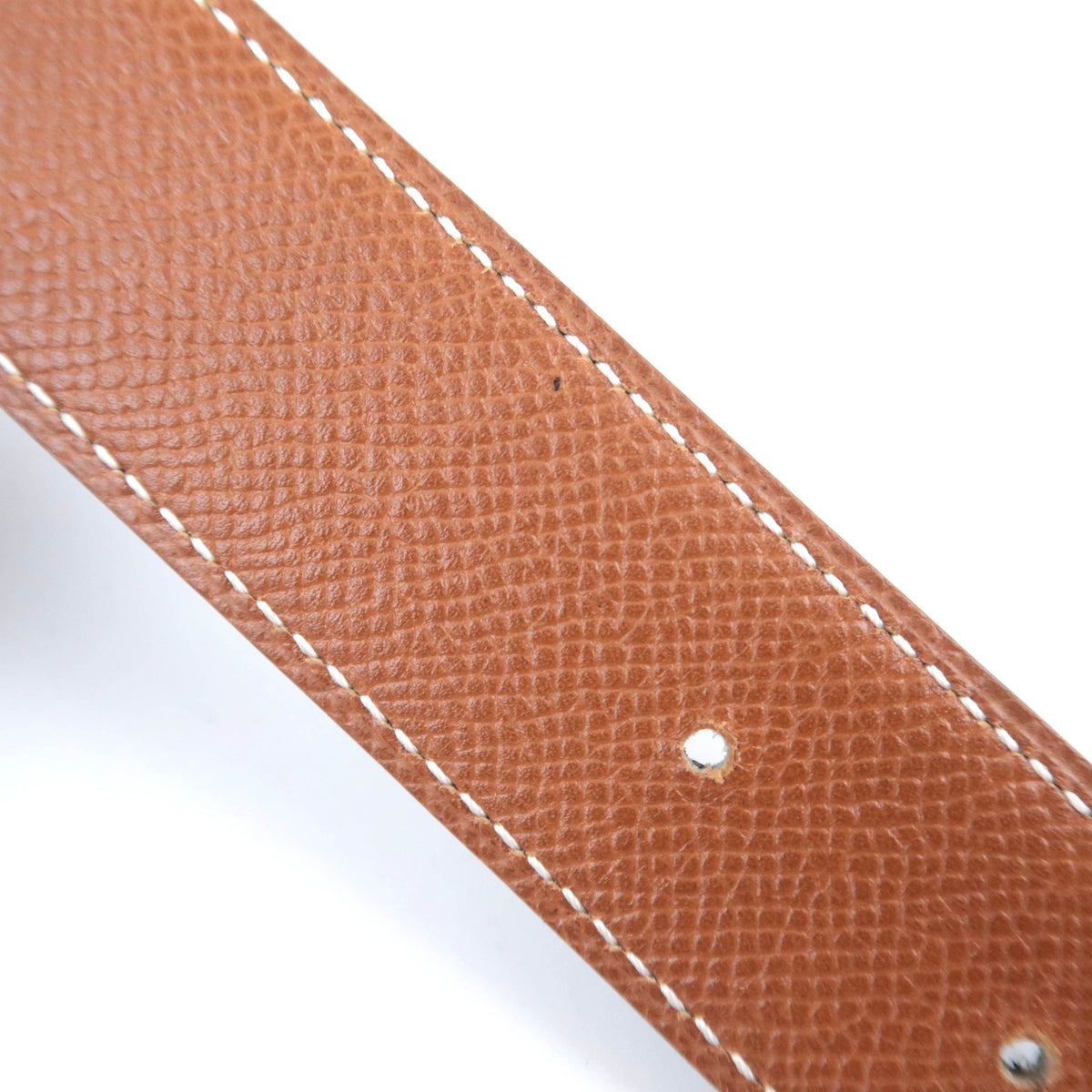 HERMES Constance H Reversible Leather Belt Size 76 "〇Z" Stamp Black Brown