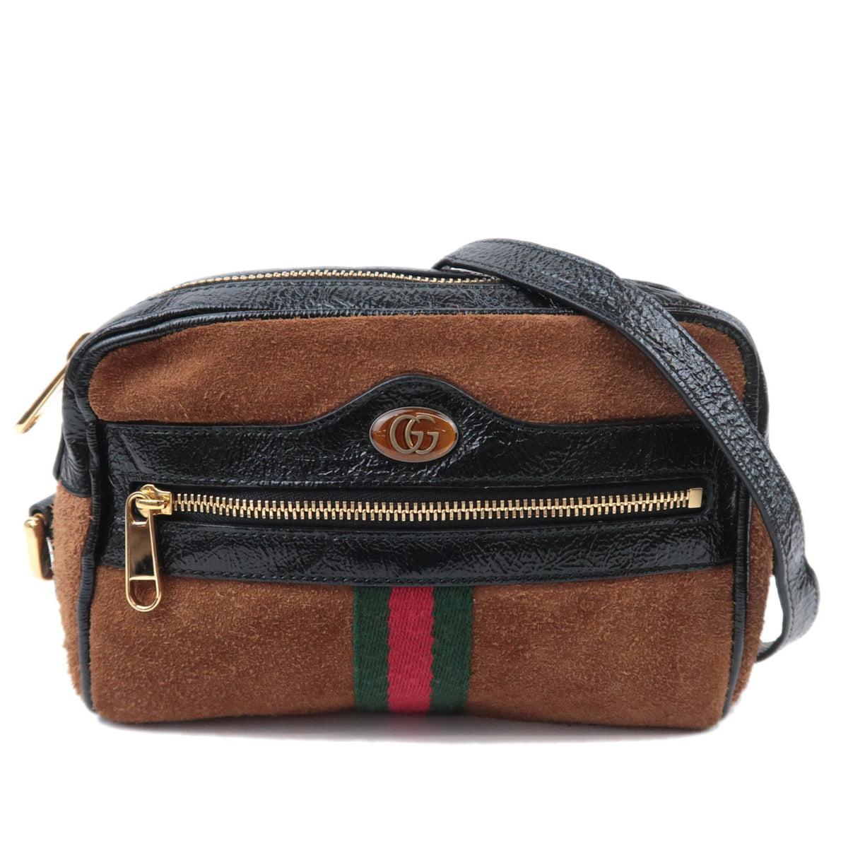 GUCCI Ophidia Sherry Suede Small Shoulder Bag 7332192932